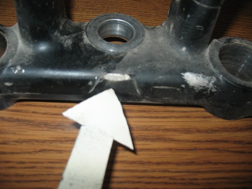 1993 XR200R FRONT FORK TOP TRIPLE CLAMP (READ) HONDA XR 200 R 53230-KK0-010 - Picture 2 of 6
