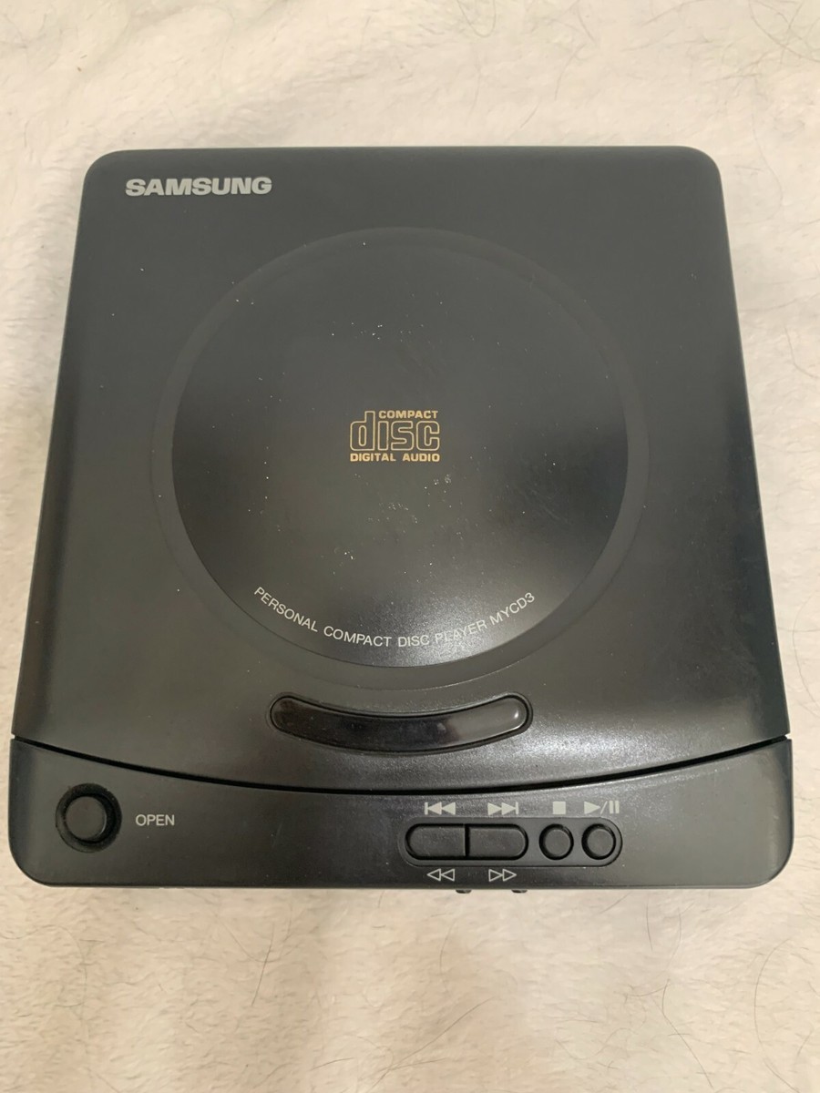 Vintage Samsung MYCD3 Player CD portable Walkman 1990s rare