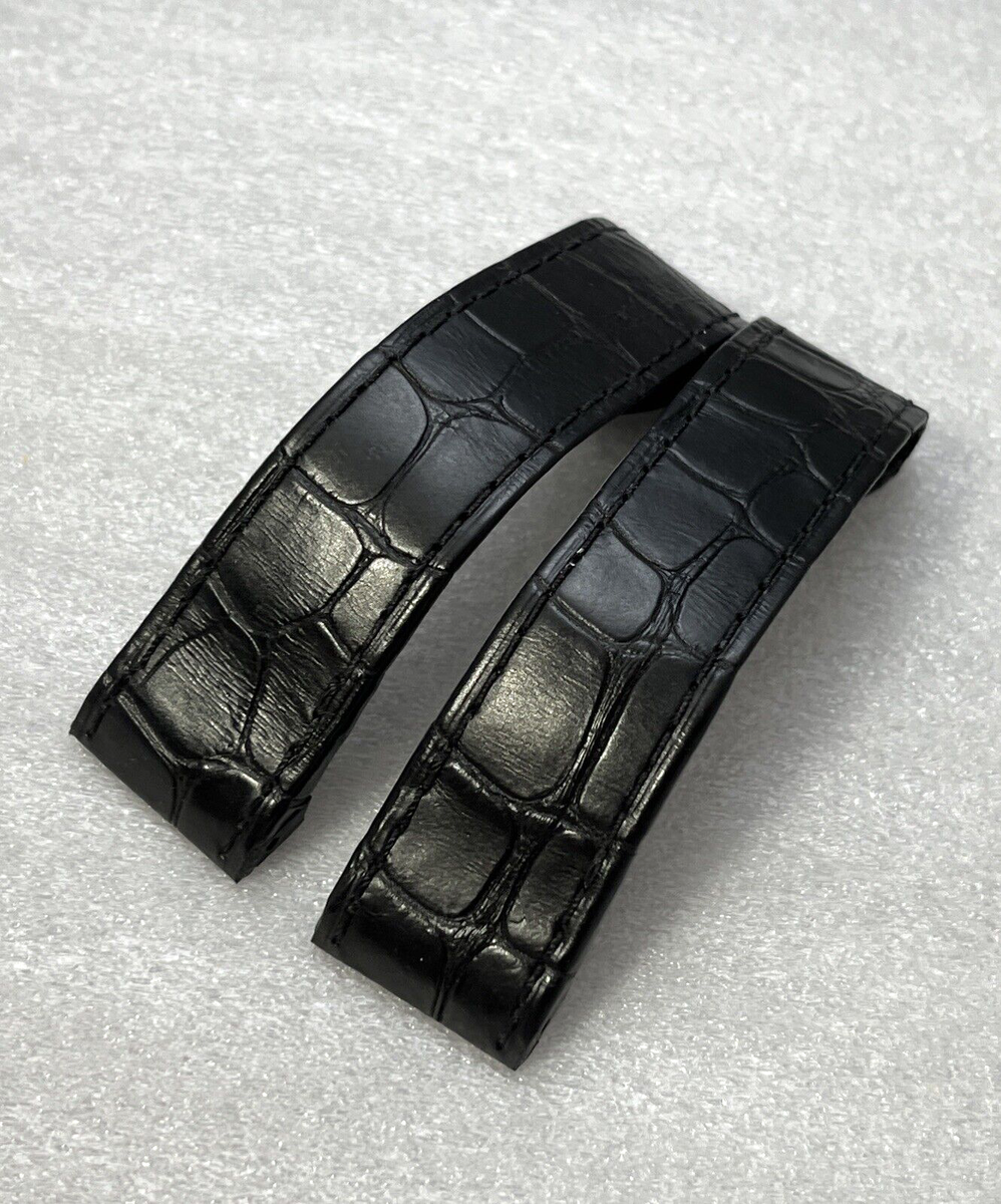 Cartier Watch Strap Santos 20mm KD1M9K97 Black Alligator Cartier Watch Strap Santos 20mm KD1M9K97 Black Alligator