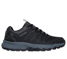 Skechers Shoe Men Black Sport Comfort Memory Foam Outdoor Hike Road Trail 237615