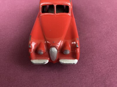 Miniature Jaguar XK120 Dinky 157 Par Dan Toys - Bleu Et Rouge - Échelle 1/43 - Série Limitée Neuf En Boîte