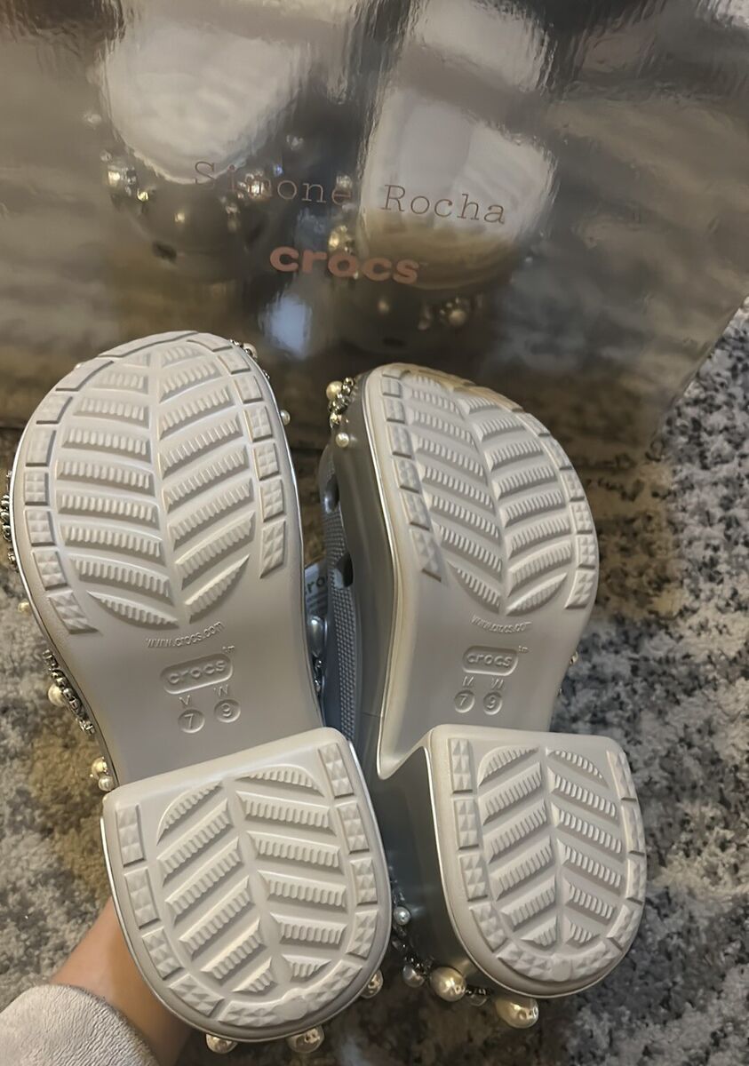SIMONE ROCHA x Crocs Siren Spiked Clogs Men Size 7/ Women SIMONE ROCHA x Crocs Siren Spiked Clogs Men Size 7/ Women