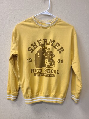 スウェット・トレーナー HARMONY 'Sael Varsity' sweatshirt Yellow THE BREAKFAST CLUB Shermer High School Yellow Sweatshirt