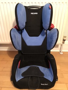 recaro car seat blue