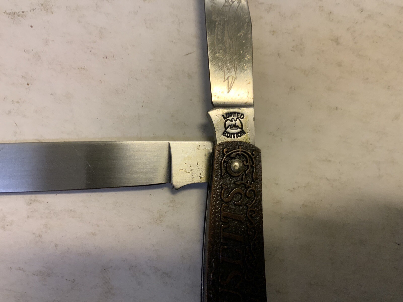 Schrade 13 Colonies USA Massachusetts Pocket Knife 2 Blade Limited