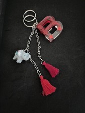 Beautiful handmade resin keychains Letter , ORIGINAL DESIGN, Just 1 For U