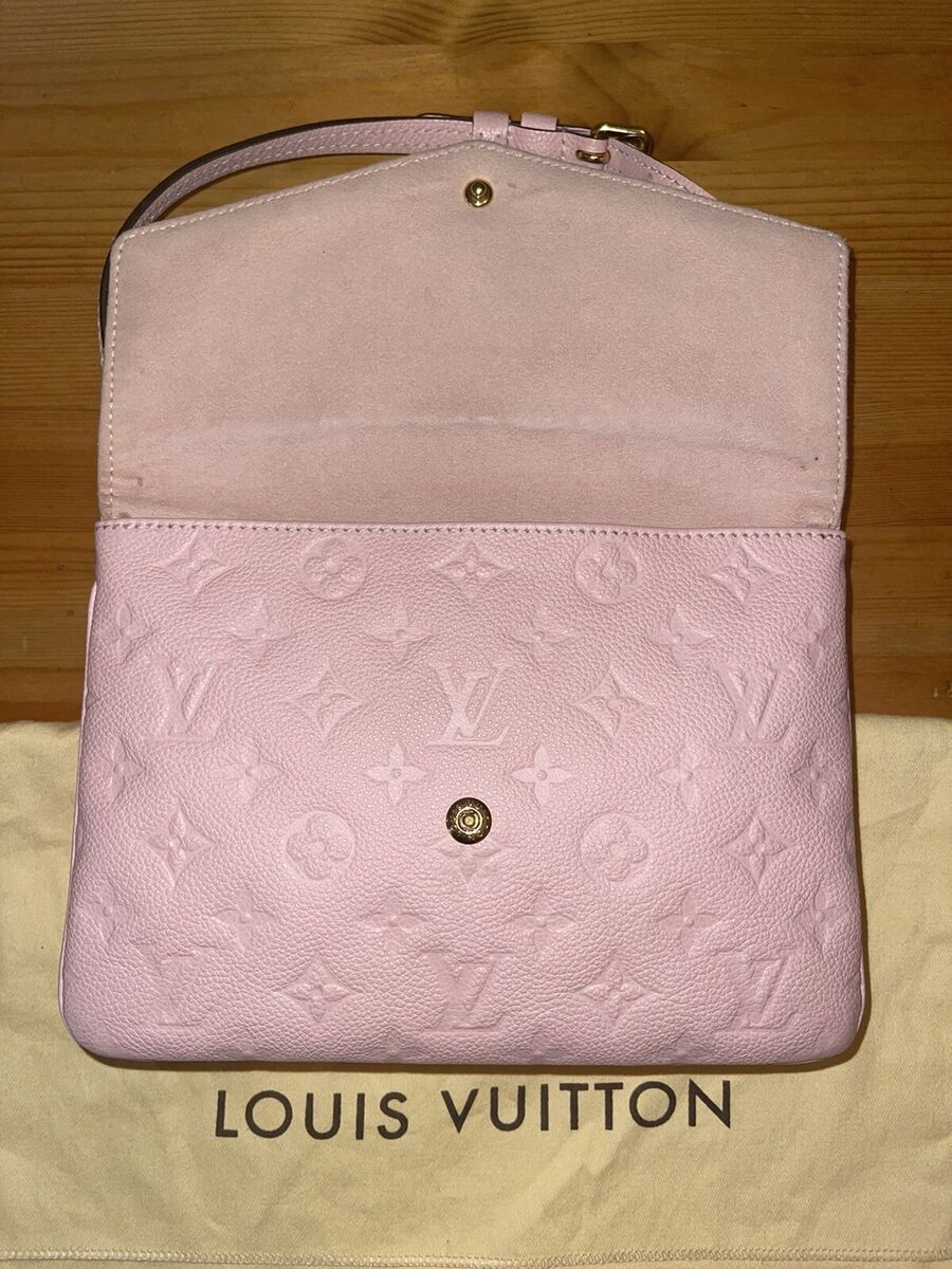 Rare Louis Vuitton Twice /Twinset Rose Ballerine Empreinte