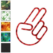 The Pleasurer Hand Symbol, Vinyl Decal Sticker, 40 Patterns & 3 Sizes, #2931