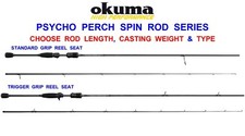 OKUMA PSYCHO PERCH CCS 24-TON CARBON SPIN ROD LURE FISHING LRF SPINNING UFR TIP
