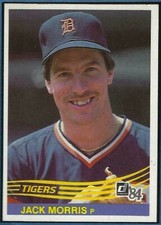 1984 Donruss # 415 Jack Morris NM