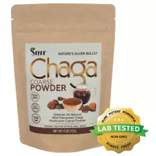 Chaga Mushroom Powder Pure Tea Supplement Best For Weight Loss Wild Harvest 4 oz