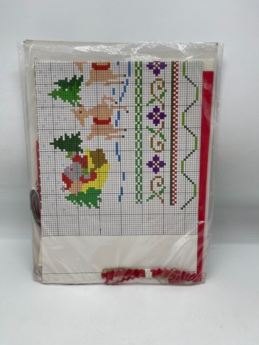 Medias punto de cruz Bucilla Heirloom Feliz Navidad muestrador personalizado - Imagen 5 de 5