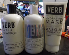 3 NEW VERB GHOST Shampoo Glossy conditioner  Hydrating hair mask