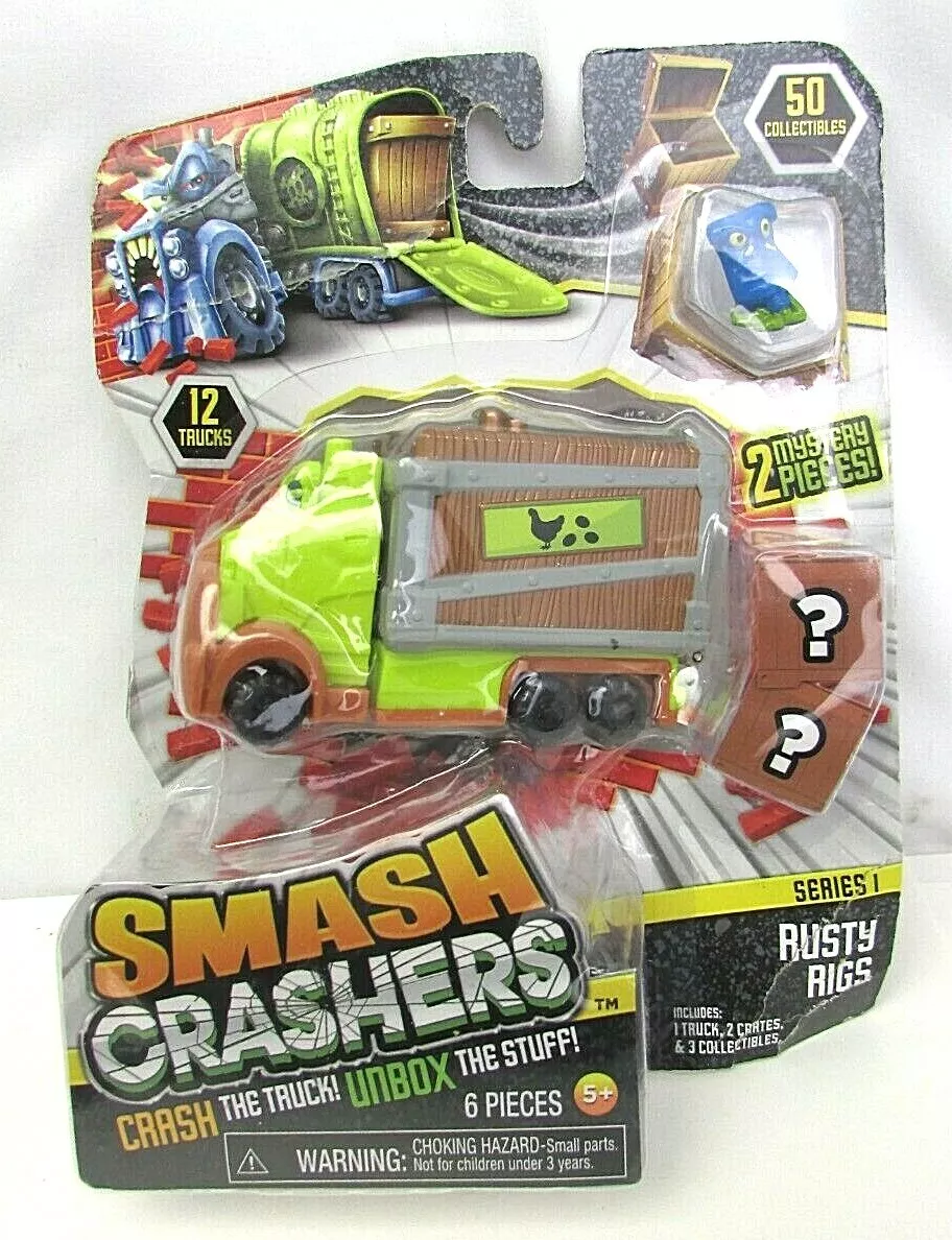 Smash Crashers Series 1 Rusty Rigs Collectible Toy Vehicle NEW Crash the  Truck