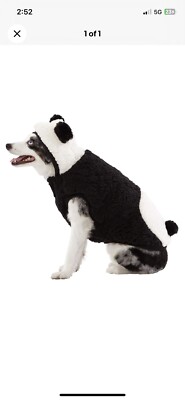Top Paw Dog Apparel Black White Panda hoodie fleece NEW Large - See Notes