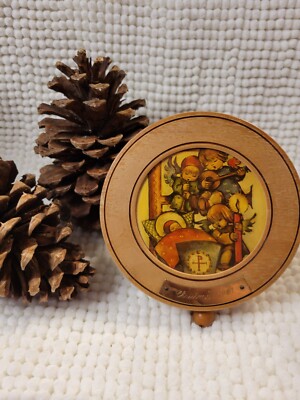 Vintage 1981 Reuge Working Music Box Christmas Wall Hanging Edle W. Germany Made