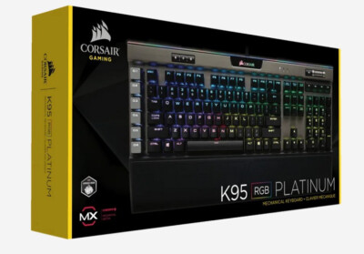 Corsair K95 Platinum RGB Mechanische Gaming Tastatur Cherry MX Speed