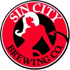 Sin City Brewing Company Sticker Devil craft Beer Brewery Las Vegas Nevada NV