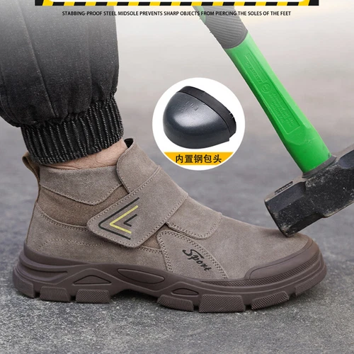 Mens Safety Boots Anti-Hot Welders Protective Shoes Steel Toe Boots Non slip US - Picture 6 of 24