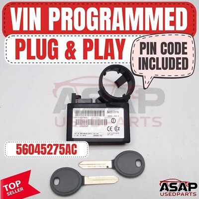 #ad 📌 VIN PROGRAMMED PLUG amp; PLAY IMMOBILIZER DODGE RAM DAKOTA DURANGO 56045275AC 📌 $345.00