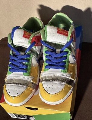 Nike Dunk Low SB x eBay Sandy Bodecker Size 9 Men FD8777-100 Brand