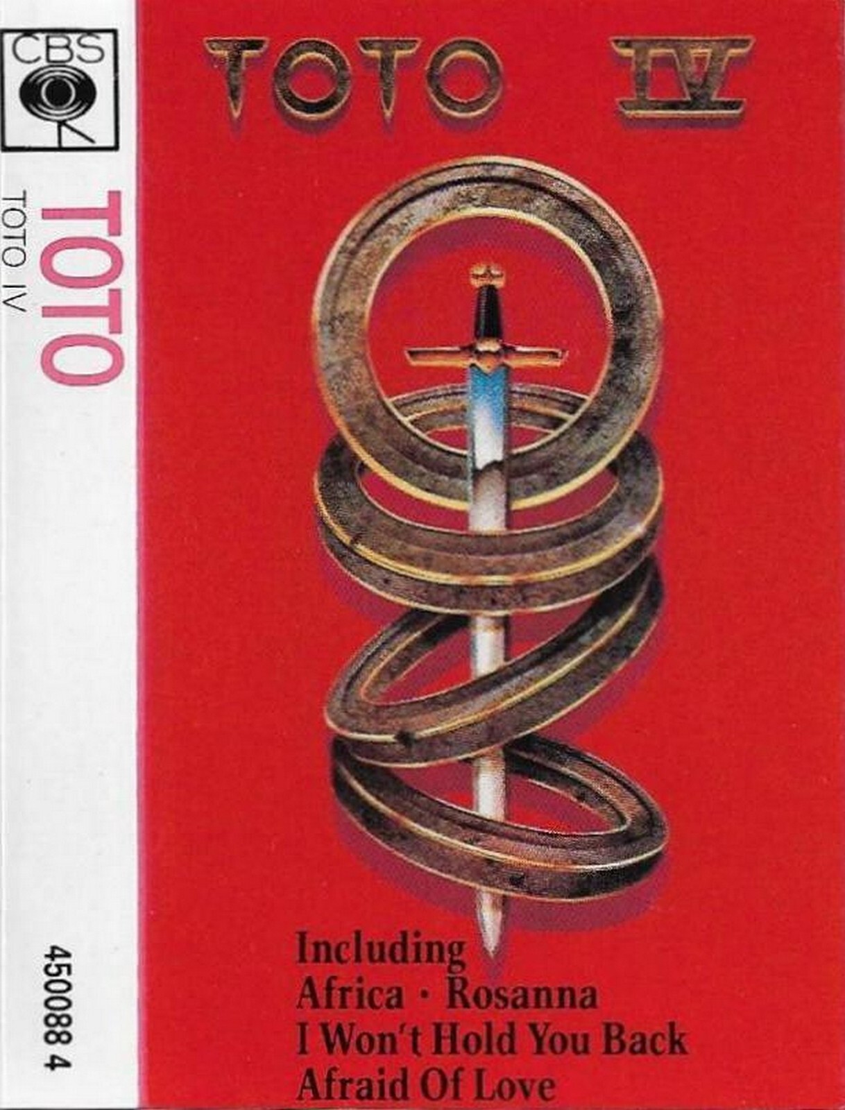 Toto Toto IV CASSETTE ALBUM ROCK Pop Rock