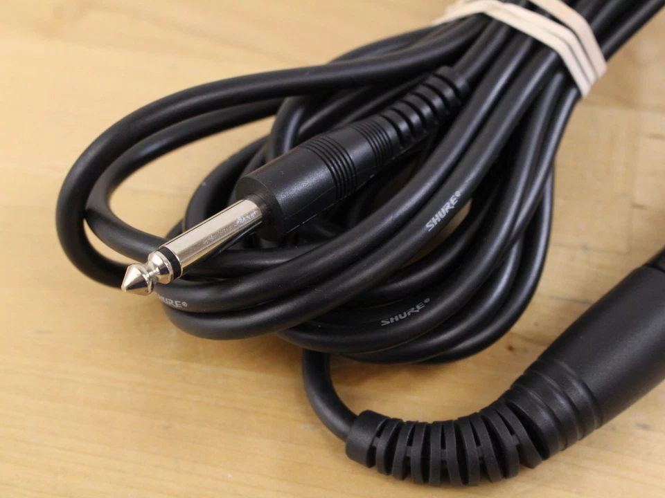 Vtg SHURE C608 Unidirectional Cardioid Dynamic Microphone w/ XLR to 1/8" Cable - Image 3 of 4