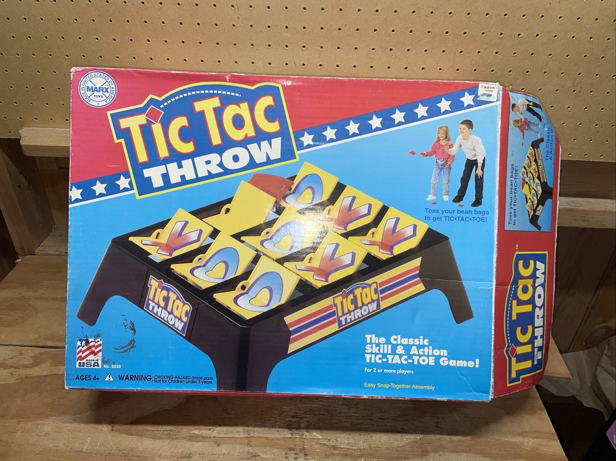 Vintage 1997 MARX 'Tic-Tac-Throw' Classic Beanbag Skill Action