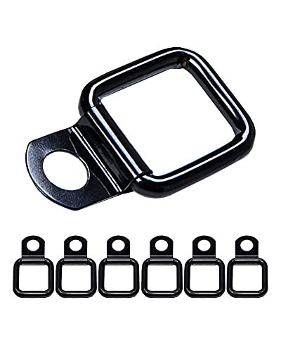 6x Truck Tie Downs D-Ring Set Cargo Cover Mounts Tie Downs for Pickups Trailers - Picture 1 of 7