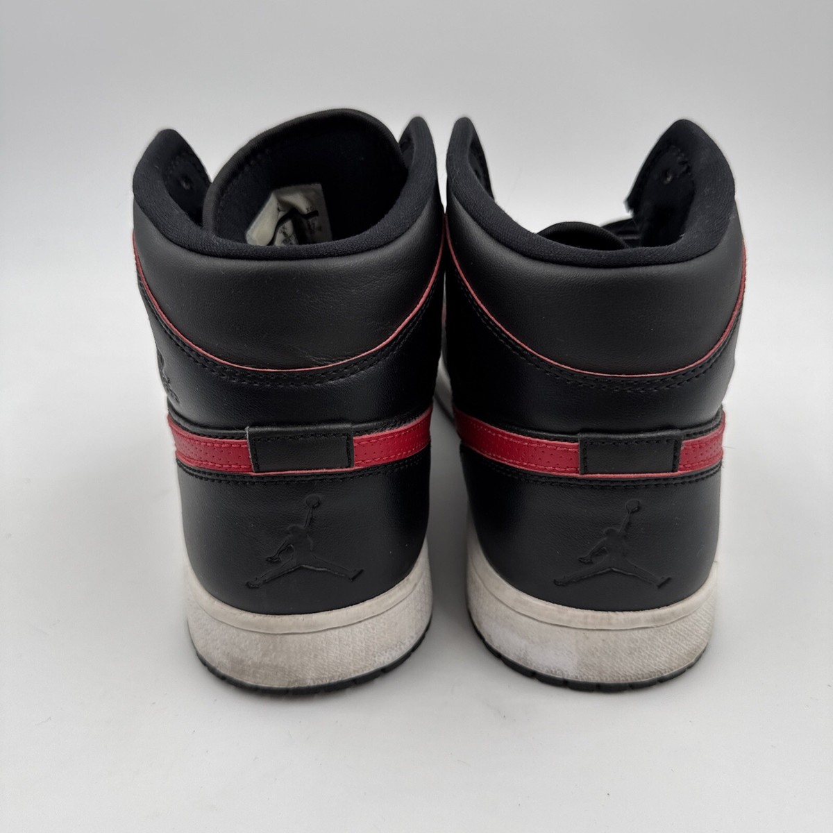 Size 9 - Air Jordan 1 Retro Mid Black Team Red for sale