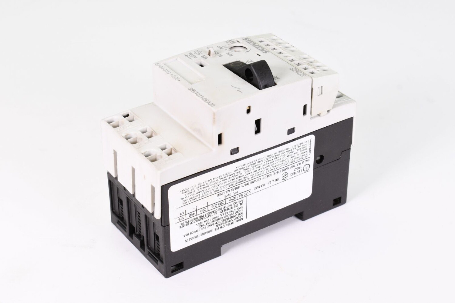 SIEMENS 3RV1011-0EA20, Circuit breaker, E05