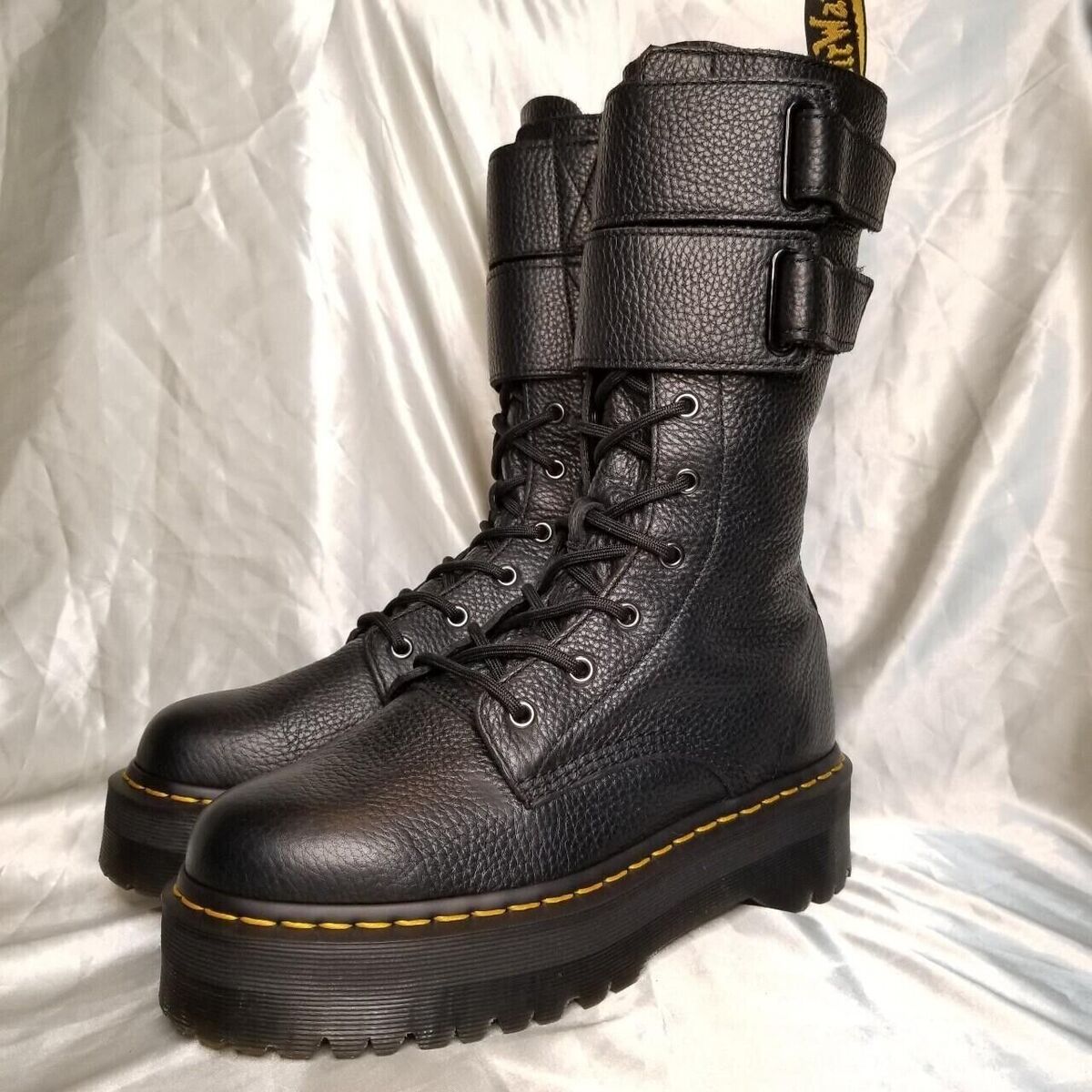 Doc's Dr. Martens JAGGER double sole quad platform boots UK Doc's Dr. Martens JAGGER double sole quad platform boots UK
