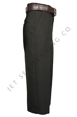 Toddler Brown Dress Pants 2525 Flat Front Trousers with Brown Belt 2T, 3T &  4T | eBay