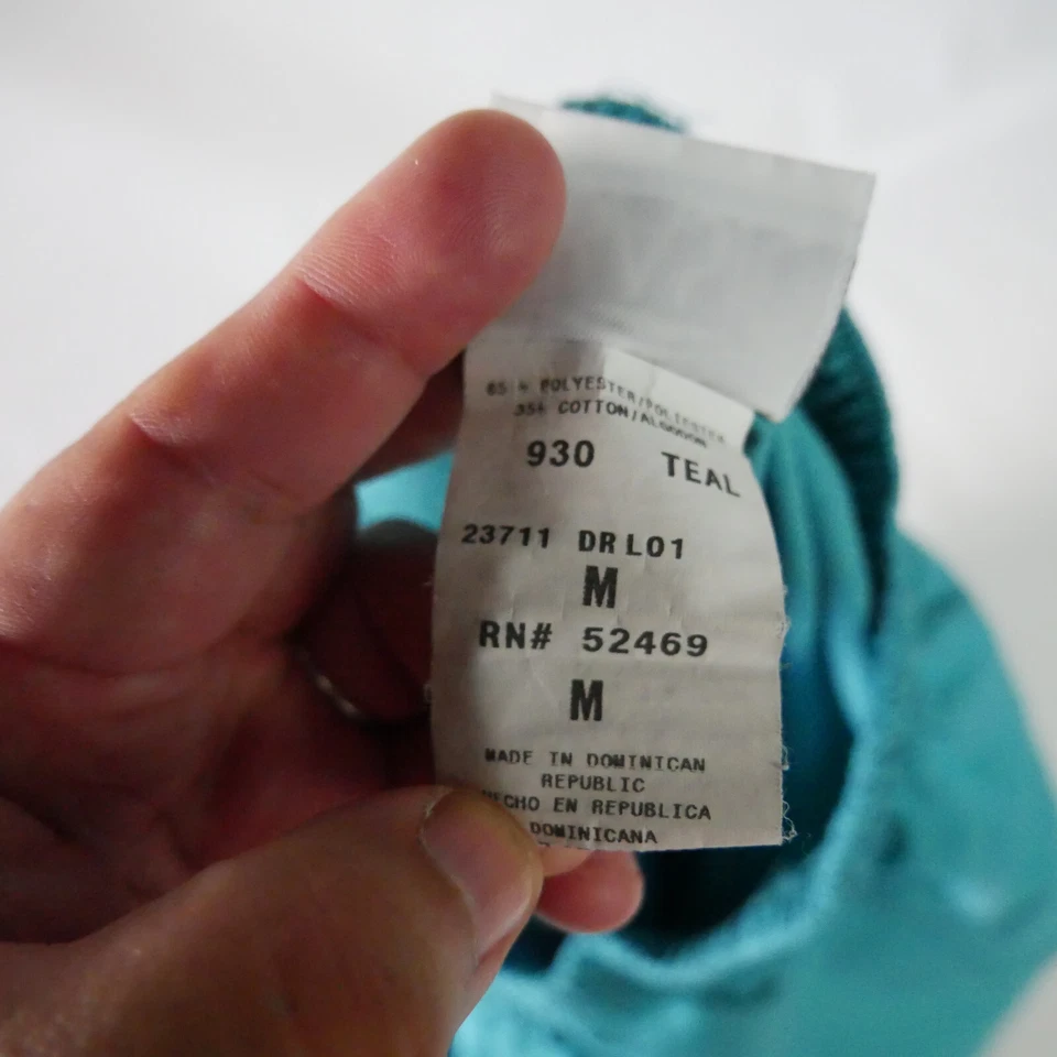 Pantalones Médicos Simply Basic Para Mujer Talla M Azul Teal Pull-on con Cintura Elástica Foto 4 de 4