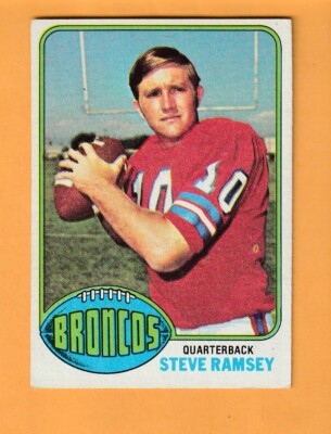 Steve Ramsey Denver Broncos 1976 Topps #156 Dallas North Texas State 8E