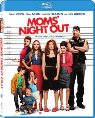 MOMS NIGHT OUT - Sarah Drew Sean Astin DVD + BLU-RAY