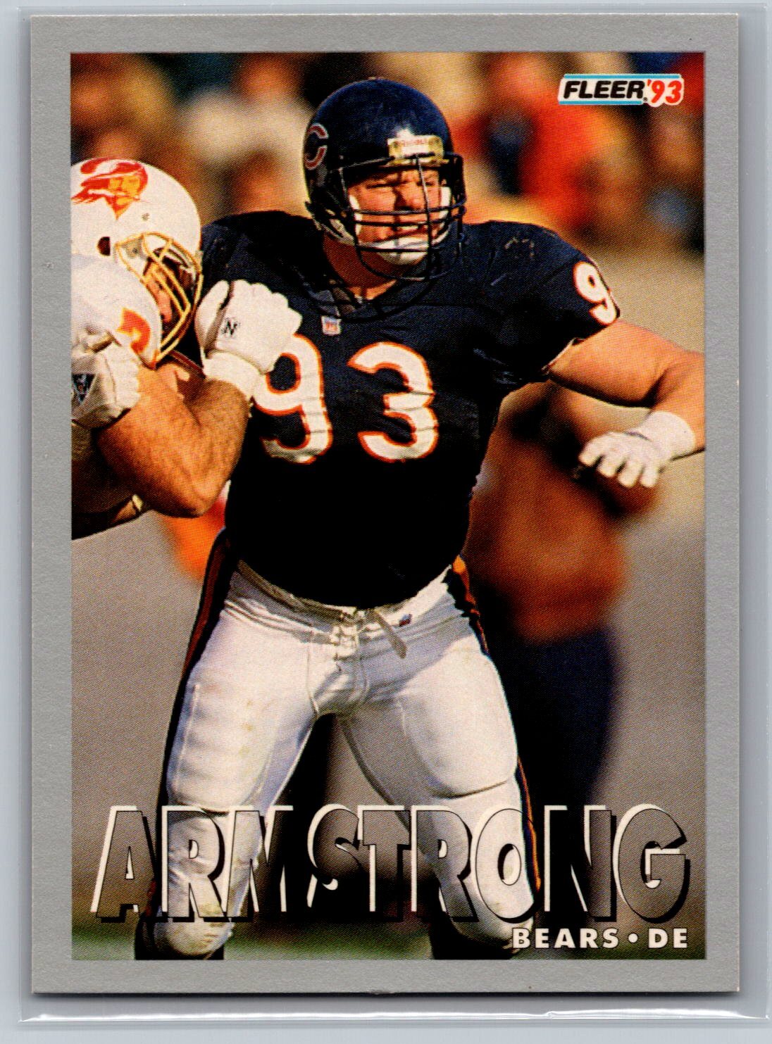 1993 Fleer  Football #25 Trace Armstrong  Chicago Bears