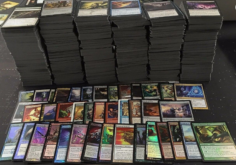 Super Huge Mega Lot of 1000+ MTG FOILS only!!! -  Mythic, Rare, Uncommon, & Comm