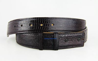 DAVID YURMAN BROWN TEJU LIZARD BELT 1,5 display picture 2