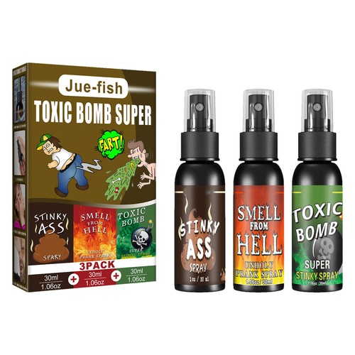 3Pack 90ML Fart Liquid Spray Prank Stink Ass Gag Smell Bomb Joke Stinky Gas - Picture 13 of 14