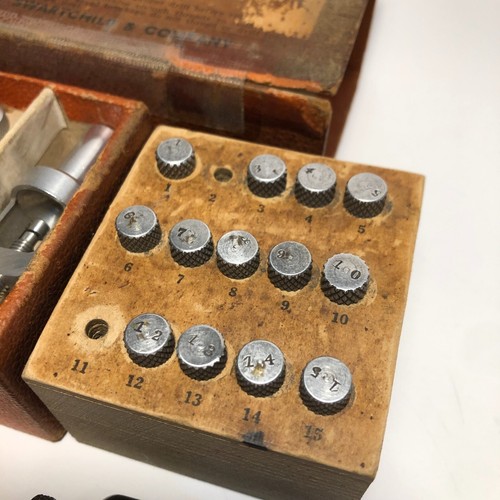 Vintage Watch Crown Reaming Outfit Watchmaker Tools Tap & Drill Set - Picture 6 of 7