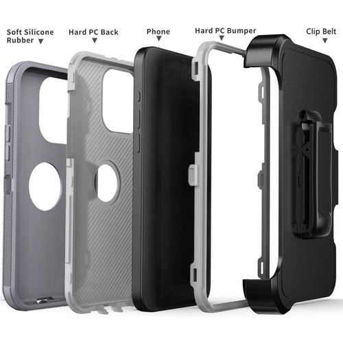 For iPhone 11 Pro/11 Pro Max Hybrid Case Heavy Duty Shockproof Cover / Belt Clip - 第 40/56 張圖片