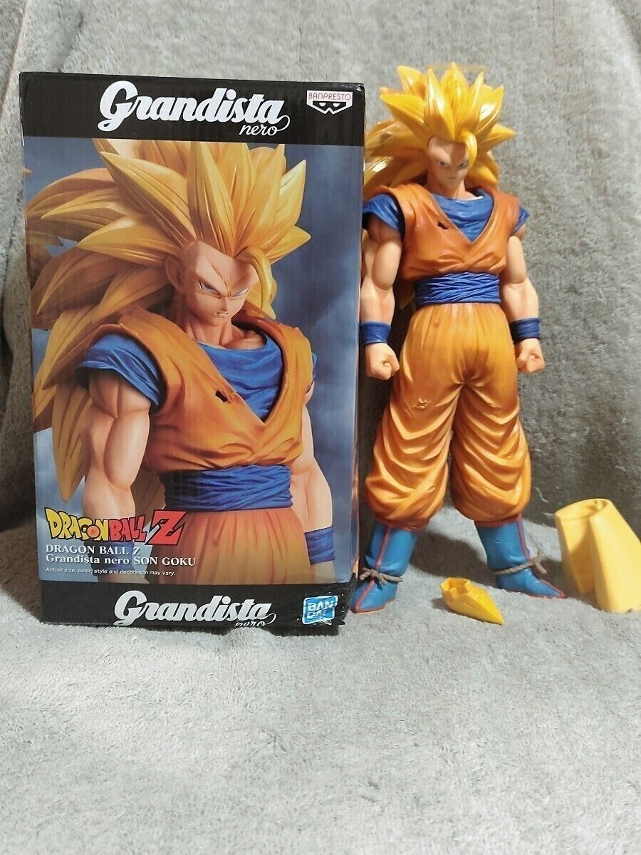 FIGURE DRAGON BALL Z - GOKU SUPER SAYAJIN 3 - GRANDISTA NERO REF:  21097/21098 - BANDAI BANPRESTO, Multicor