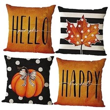 Fall Throw Pillow Covers 26x26 Set of 4 26" x 26" Pack of 4 A-fall 25