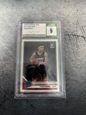 2019-20 Donruss Optic Tyler Herro Rated Rookie Card RC CGS 9 MINT #172. rookie card picture