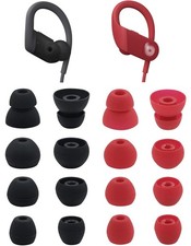 Ear Tips Compatible with Powerbeats High-Performance Earbuds, 8 Pairs S/M/L/D...