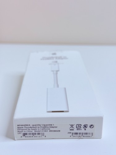 Official Apple Thunderbolt to FireWire 800 Adapter - A1463 - Photo 3/5