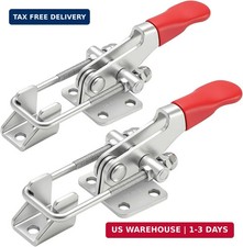 2Pcs Toggle Latch Clamp, Adjustable Latch Lock, Smoker Clamps Heavy Duty Toggle