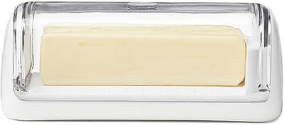 Chef N Slice'N Store Butter Dish with Built-In Slicer Lid   Fits Long & Short St