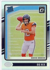 2024 Panini Donruss Optic - Rated Rookie Bo Nix #209 Holo Prizm (RC)